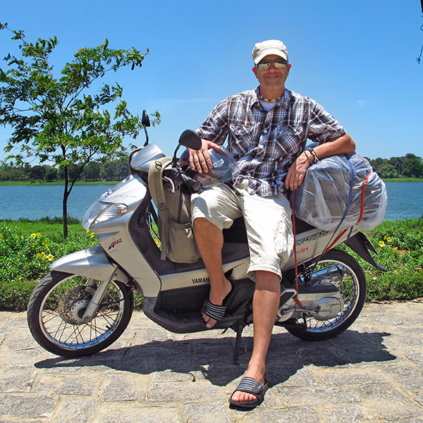 Simon Jones travelling in Vietnam